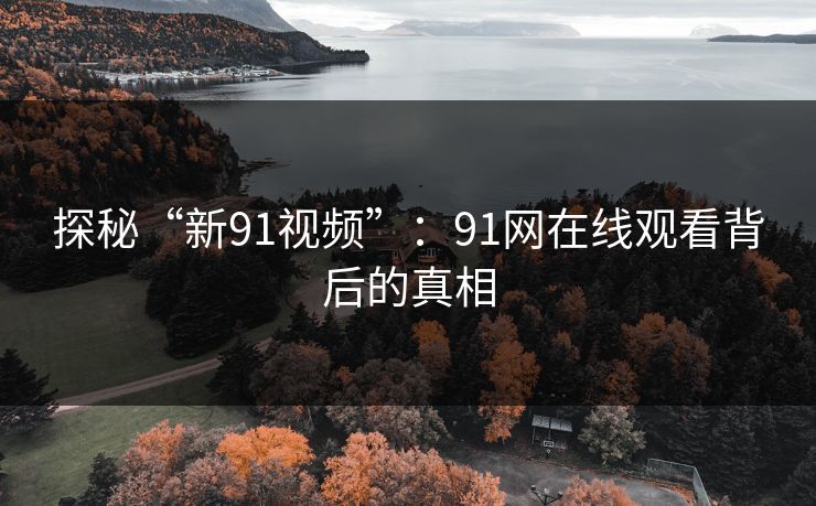 探秘“新91视频”：91网在线观看背后的真相